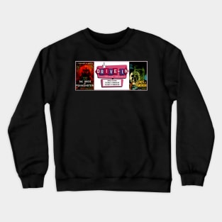 Drive-In Double Feature - Bride of Frankenstein & Ghost of Frankenstein Crewneck Sweatshirt